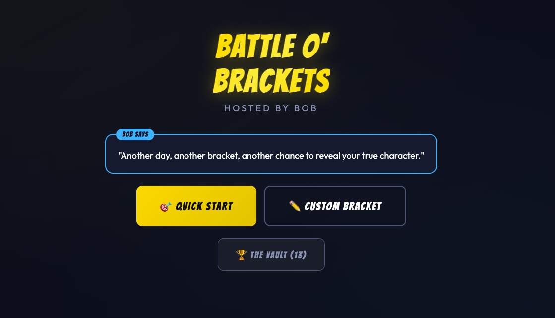 Battle o' Brackets — sports GOAT debate engine