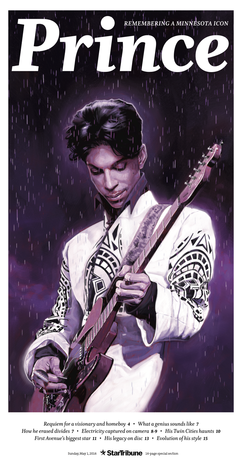 Robert Carter Purple Rain painting