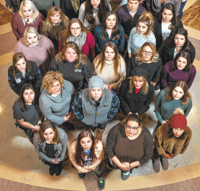 Survivors at the Minnesota Capitol