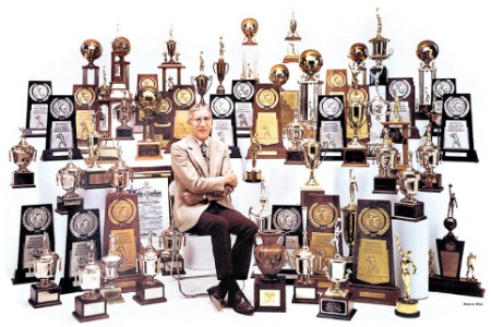 John Wooden trophies