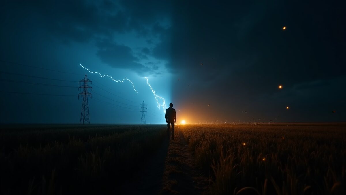 Two kinds of light splitting the field