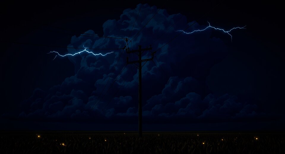 Shot 13 Kontext night pass — too dark, cloud mass lost